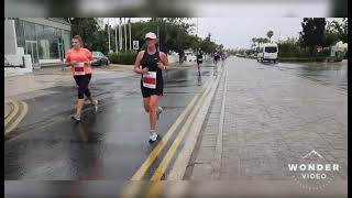 marathon in Pafos cyprus under the rain [upl. by Manuel]