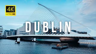 Dublin Ireland 🇮🇪 in 4K ULTRA HD 60 FPS Video by Drone [upl. by Ahsekam]