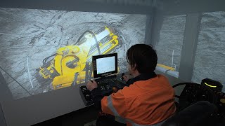 CYBERMINE Epiroc Simba M4C Drill Rig Simulator [upl. by Selie]