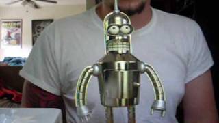 Futurama Bright n Shiny Bender wind up robot [upl. by Grath459]