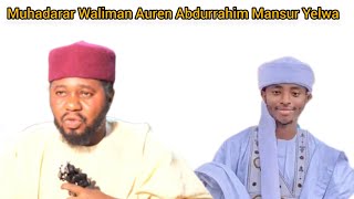 Malam Kuzaima Ismaila Idris  Muhadarar Waliman Auren Abdurrahim Mansur Yelwa [upl. by Blanchard]