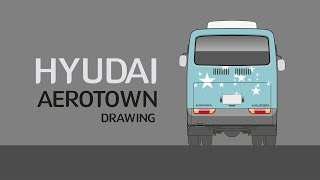 AEROTOWN bus drawing [upl. by Aihn834]