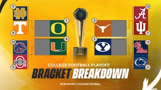 CFP Rankings Released Breaking down the 12team bracket from Week 12 [upl. by Abibah]