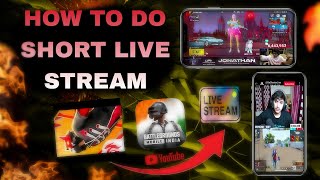 HOW TO DO LIVE STREAM ON YOUTUBE SHORT FEED YOUTUBE PER LIVE KASE KARE  SHORT STREAM LIVE KASE KRE [upl. by Davidde560]