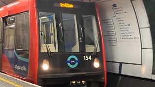 Journey on the DLR B07 Stock 154a on the Lewisham Line [upl. by Nylatsirhc]