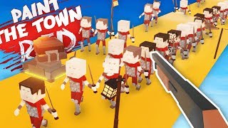 TOWER DEFENSE IN PAINT THE TOWN RED Paint the Town Red Funny Gameplay [upl. by Caldwell]