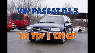 Ai un Passat Stiu Review VW Passat B55 19 TDI  Review in limba romana  Recenzii Auto [upl. by Nylhtak]