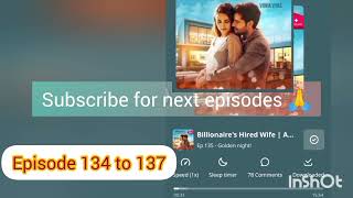 Billionaires hired wife episode 134 to 137 on pocket fmnew episode love story on pocket fm [upl. by Anirbas]