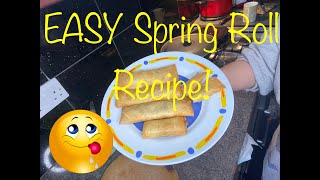 EASY Spring Roll Recipe [upl. by Bass650]