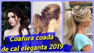 20 de idei 💫 de coafura coada de cal eleganta 2019 [upl. by Siroled]