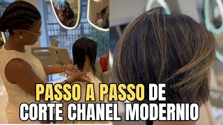 PASSO A PASSO DE CORTE CHANEL MODERNO  EME PREMIUM [upl. by Fruin960]