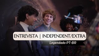 Elenco de Percy Jackson  Entrevista The Independent e Extra Legenda PTBR [upl. by Ioab]