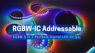 RGBWIC addressable LED Strip TM1814 [upl. by Kursh]