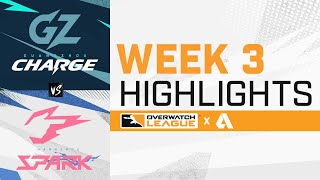 Guangzhou Charge VS Hangzhou Spark  Overwatch League 2021 Highlights  Week 3 Day 2 [upl. by Ahseei]