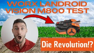 WORX Landroid Vision M800 Test amp Erfahrungen  WR208E Mähroboter [upl. by Harl]