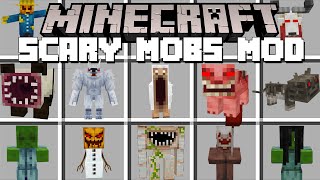 Minecraft SCARY MOBS  SCARY SHEEP MOD Minecraft Mods [upl. by Carita]