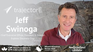 Jeff Swinoga  Chief Executive Officer President amp Director Exploits Discovery Corp [upl. by Naeroled]