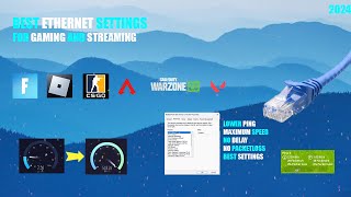 🔧 How To Get LOWER PING and SPEED UP YOUR INTERNET  Windows 1011  2024  BEST SETTINGS [upl. by Eillit]