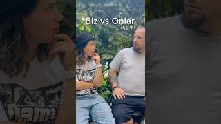 Biz vs Onlar😜 heyatmelikova aktrisa obraz mizah komedyen [upl. by Shaina701]