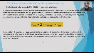 E  Rendimento di combustione [upl. by Labanna]