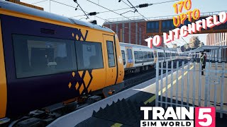 170 Upto Litchfield Pt 12  Bromsgrove to Birmingham  Class 170  Birmingham Cross City  TSW5 [upl. by Iderf430]