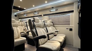 Auto Elite 15 Passenger Coach Beige Interior MercedesBenz Sprinter [upl. by Efal]