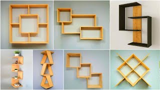 Amazing DIY Wooden Shelves Designs Home Wall Shelves Decoration Ideas DIY Home Woodworking Project [upl. by Ojimmas]