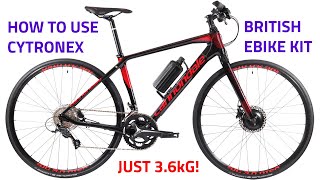 ebike Conversion Kit – How to Use Cytronex [upl. by Harhay697]