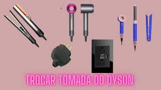 Trocando a tomada do Secador Dyson dyson [upl. by Huberman]