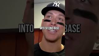 Controversial slide by Aaron Judge upset Brewers fans yankees mlb baseball brewers umpire [upl. by Cartwell]