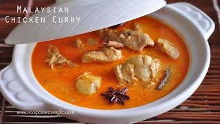 Malaysian Chicken Curry  Nyonya Chicken Curry with Coconut Milk [upl. by Brodench]