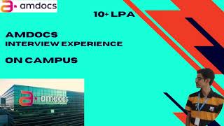 Amdocs Interview Experience  VIT  CSE  2023  Superdream placement [upl. by Nilo]