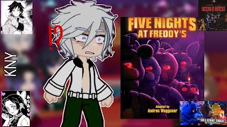 Hashira React To FNAF Song 1 And FNAF Song ‘’Welcome Back’’  Demon Slayer  KNY  Gacha Empire [upl. by Koenig]