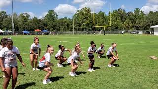 Cheer chant during youth football game [upl. by Ativ]