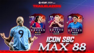 FC 25 MAX 88 ICON sbc  Trailblazers team 1 ft New SBC  OBJ  New Team incoming TAMIL [upl. by Esilanna914]