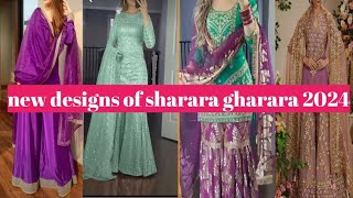 40Trendy Sharara Gharara Design latest sharara Dress for party wear [upl. by Nauqaj]