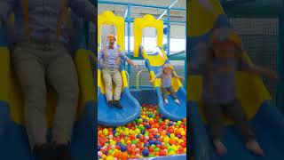 Blippi and Layla Go Down the Slide Shorts [upl. by Atrahc]