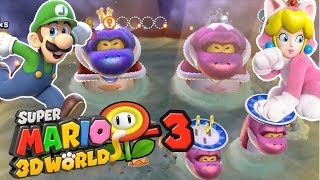 Super Mario 3D World  Boss En Rafale  Monde Fleur  Partie 3 [upl. by Leikeze]