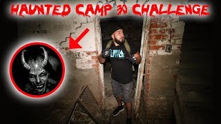 THE HAUNTED CAMP 30 CHALLENGE  MOE SARGI [upl. by Htiekel923]