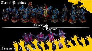 Trench Crusade Battle Report but there are zombies EVERYWHERE [upl. by Samohtnhoj]