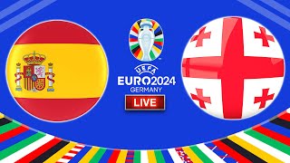 🔴 Spanien vs Georgien  Uefa Euro 2024  Talk LIVE [upl. by Mountford]