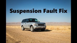 Suspension Fault Fix  0609 Land Rover Range Rover HSE L322 [upl. by Mosby]