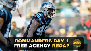 Take Command Breaks Down Day 1 of Commanders Free Agency [upl. by Trini]