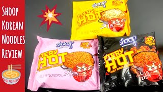 Shoop Korean noodles review  Pakistani product ShanFoodsGlobal [upl. by Eiznekcam]