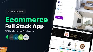 Mern stack Ecommerce App Lets Build And Deploy Mern Stack Project fullstack development [upl. by Ednyl]