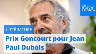 JeanPaul Dubois remporte le prestigieux prix de littérature Goncourt [upl. by Imas]