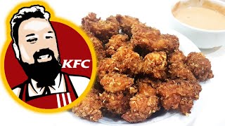 KFC NİN GİZLİ TARİFİNİ TEST EDİYORUZ Evde KFC Tarzı Çıtır Tavuk Nasıl Yapılır [upl. by Ainahpets]