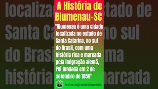 A História de Blumenau  SC shorts [upl. by Issej221]