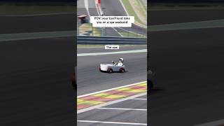 This is not the spa weekend I had in mind… assettocorsa assettocorsamods f1memes f1shorts [upl. by Kiri536]