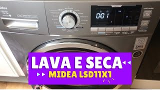 LAVA E SECA MIDEA 11KG STORM WASH LSD11X1 INVERTER [upl. by Ellenrahc351]